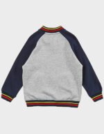 adelaide crows navy and gray varsity fleece jacket