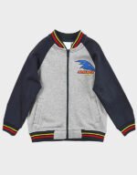 adelaide crows navy and gray varsity jacket