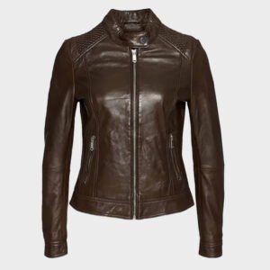 aimee stolte hostile takeover leather jacket