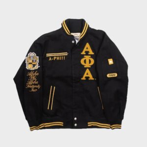 alpha phi varsity jacket