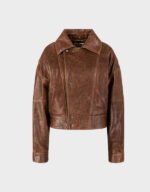 becky hill f1 british grand prix leather jacket