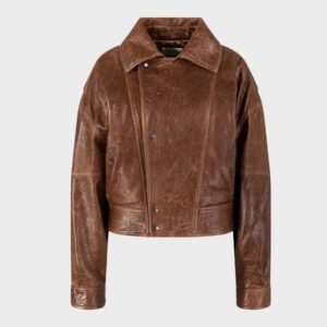 becky hill f1 british grand prix leather jacket