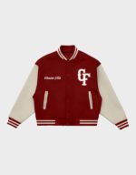 charlotte folk red varsity jacket