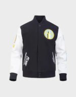 chicago sky classic chenille varsity jacket