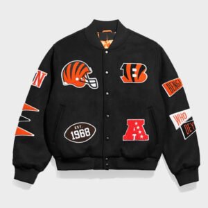 cincinnati bengals pennant wool jacket