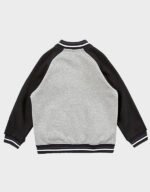 fremantle dockers gray and black varsity full zip jacket