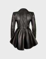 fubar carrie anne moss black leather jacket