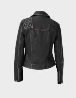 ginny & georgia s03 brianne howey black leather jacket