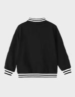 halloween mickey mouse skeleton varsity jacket