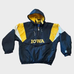 iowa hawkeyes pullover jacket