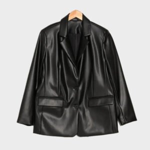 katie stevens providence falls leather blazer