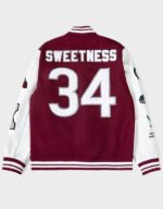 kenya barris blackaf h letterman varsity jacket