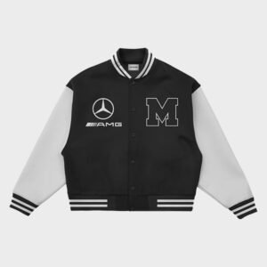 mercedes amg petronas f1 varsity jacket