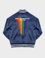 music sounds better with you satin jacket