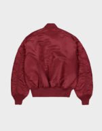night always comes lynette red bomber jacket