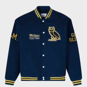 ovo michigan wolverines varsity jacket