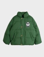 panda green puffer jacket