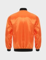 party halloween holiday orange satin jacket