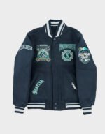seattle mariners crest varsity jacket
