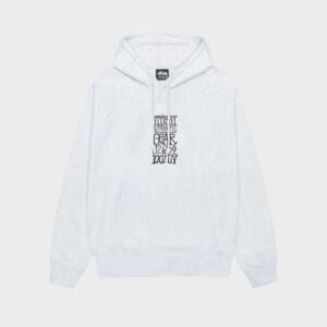 stussy authentic gear ash heather hoodie