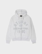 stussy established zip hoodie