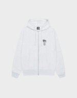 stussy swim out zip ash heather hoodie