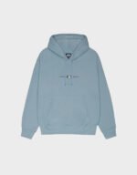 stussy worldwide dot slate hoodie