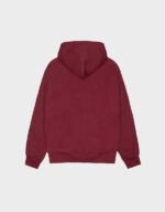 stussy worldwide dot wine pullover hoodie