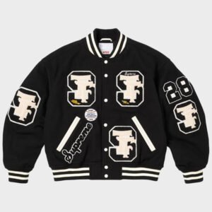 supreme drill team varsity jacket