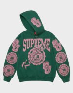 supreme knowledge reigns green hoodie