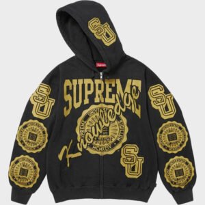 supreme knowledge reigns hoodie black