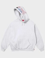 supreme multi logos hoodie ash grey