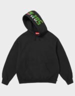 supreme multi logos hoodie black