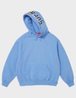 supreme multi logos sky blue hoodie