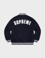supreme new era mlb varsity navy jacket