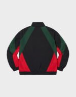 supreme paneled black track jacket