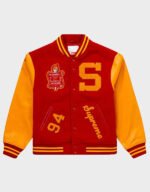 supreme team s letterman jacket