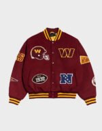 washington commanders pennant wool jacket