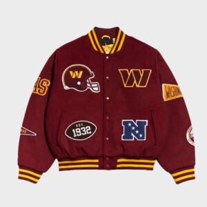 washington commanders pennant wool jacket