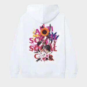 anti social social club bouquet for the old days hoodie