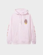 anti social social club flame logo pullover hoodie