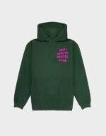 anti social social club forest green pullover hoodie