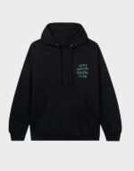 anti social social club glitch black hoodie
