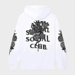anti social social club hokkaido 3m white hoodie