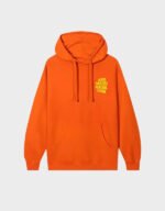 anti social social club kaburosai orange hoodie