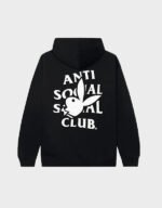 anti social social club playboy bunny logo hoodie