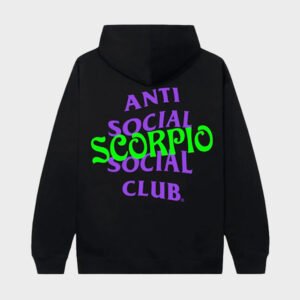 anti social social club scorpio hoodie