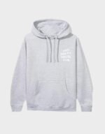 anti social social club x cherry blossom grey hoodie