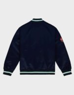 m hat dallas mavericks green and navy satin jacket