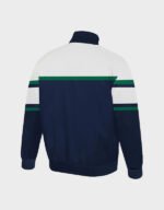 special script dallas mavericks navy and white jacket